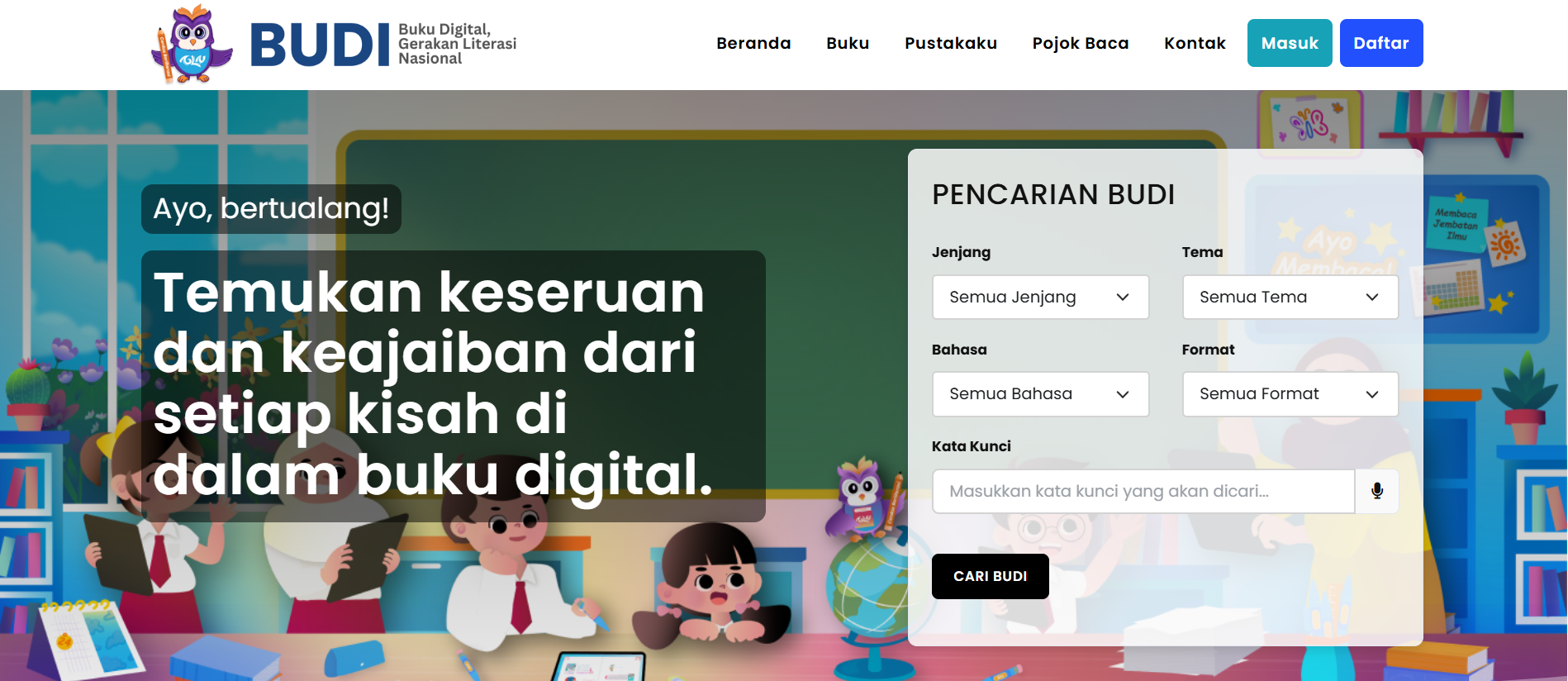 Gerakan Membaca dengan Pemanfaatan Portal Buku Digital (BUDI)